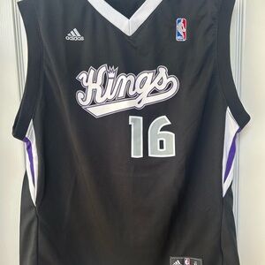 Adidas Kings Black Basketball Jersey